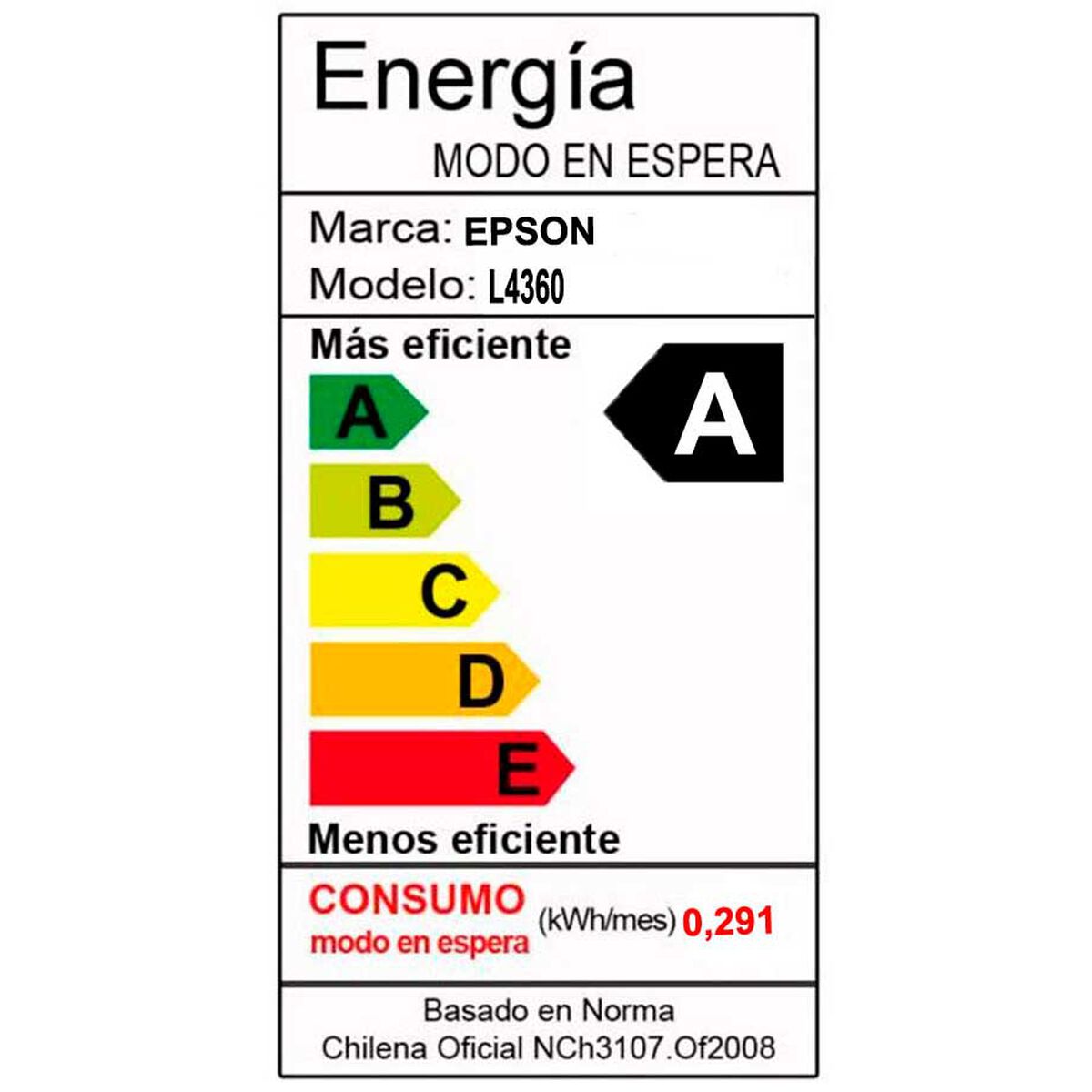 Multifuncional Epson  Inyección de Tinta L4360 USB- Wifi