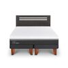 Cama Europea CIC Base Dividida 2 Plazas Ortopedic Advance + Respaldo Munich