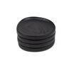 Set 4 Platos Madera Coquinaria Negro