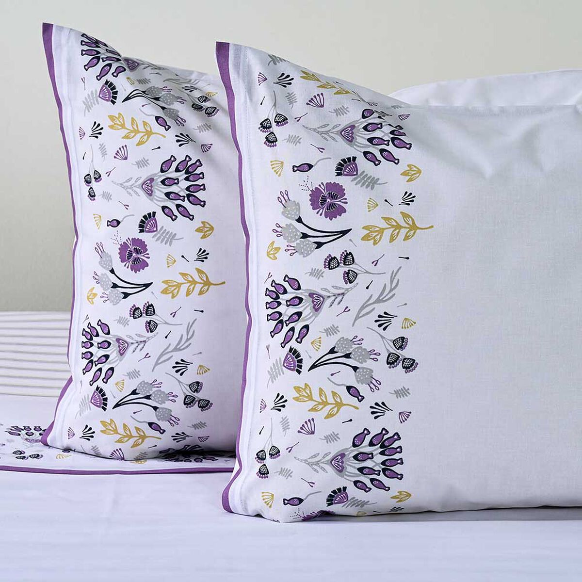 Juego de S&aacute;banas American Family 2 Plazas 144 Hilos Adel Gris