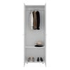 Combo Closet Tuhome 7 Puertas con Colgador + M&oacute;dulo Superior Dreams Blanco