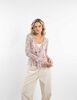 Blusa Rulote Manga Larga Mujer Icono