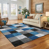 Alfombra Idetex Carved Azul 133 x 180 cm