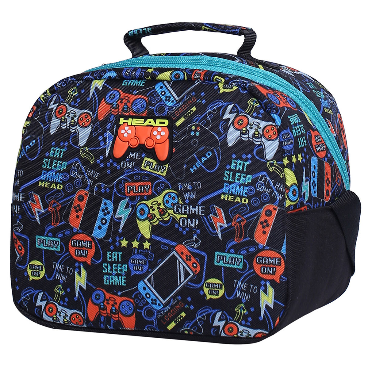 Pack Mochila con Ruedas + Lonchera + Estuche + Botella Bakan Head