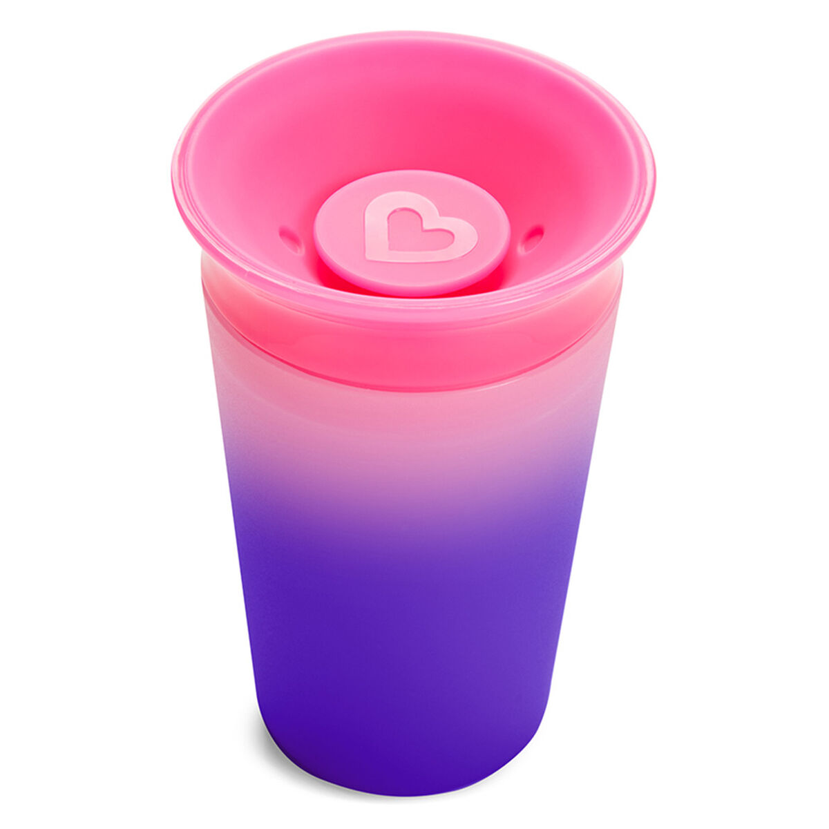 Vaso Antiderrame Miracle 360 Cambia de Color Pink Munchkin
