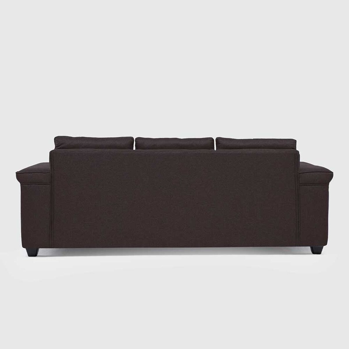 Sof&aacute; Mons Sicilia 3 Cuerpos + Pouf 1 Cuerpo Chocolate