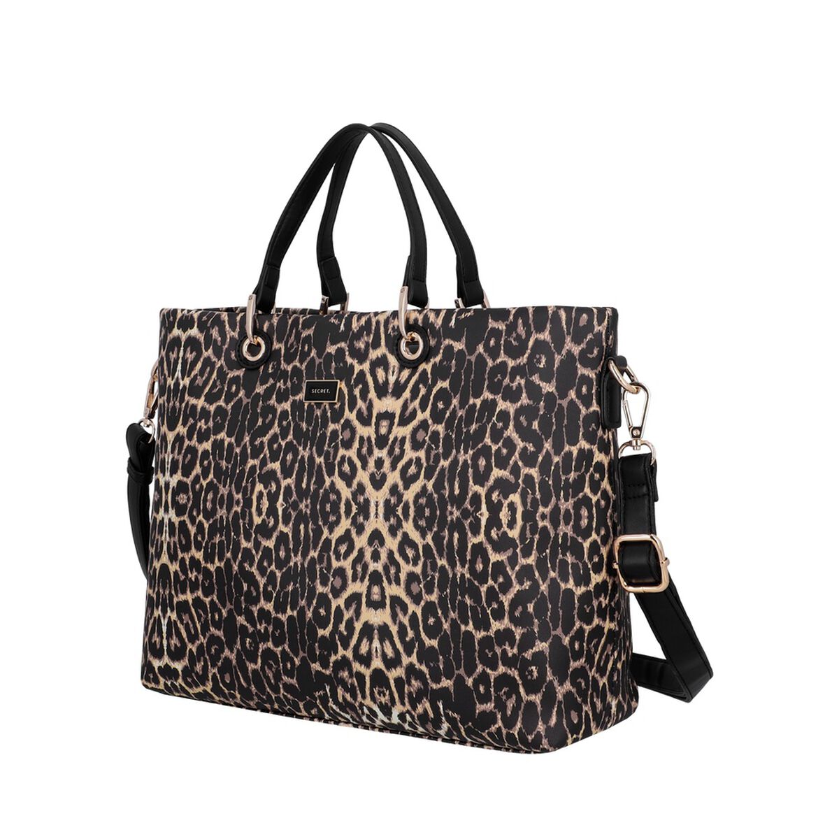 Cartera Tote Secret Narok ST6 L Leopardo