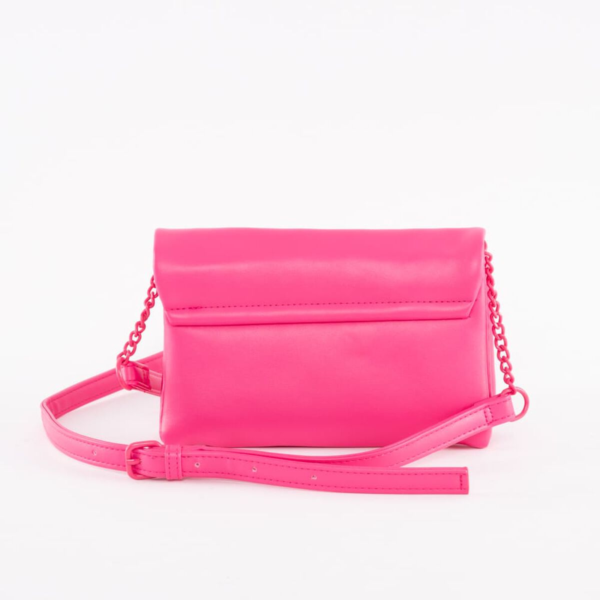 Cartera Cross Bag Fucsia Eco Cuero Mujer Icono
