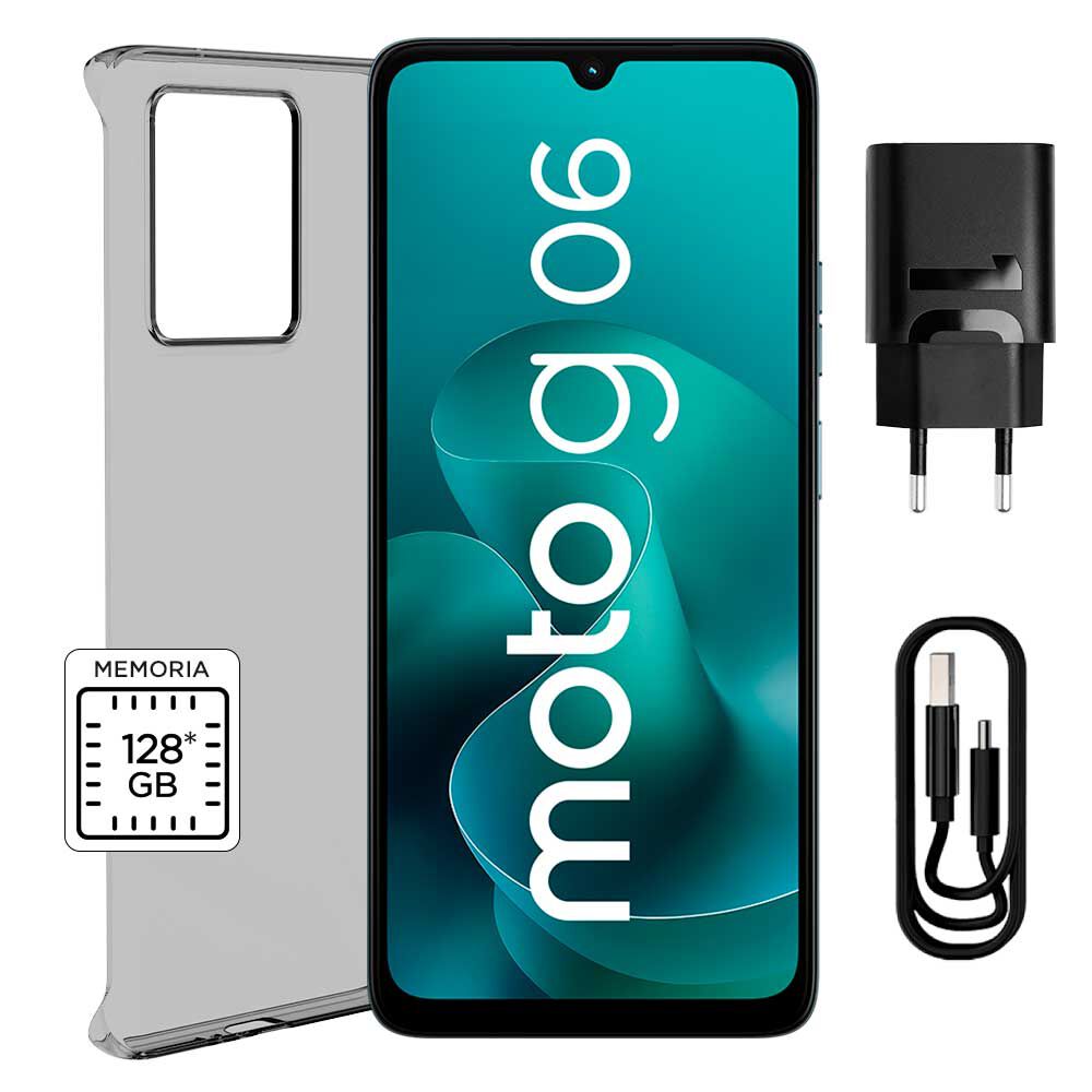 Smartphone Motorola G06 128 GB 6.88" Azul