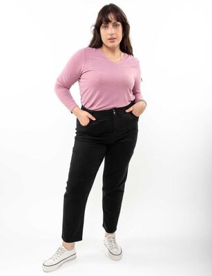 Imagen 2 del producto Pantalón Recto Mujer Extralindas Negro