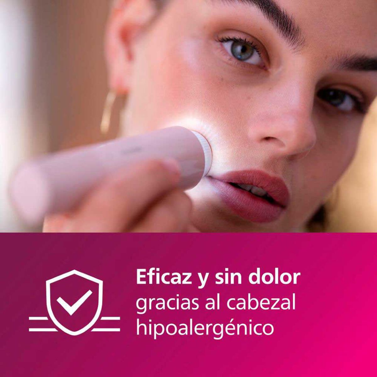 Depiladora Philips BRR454/00 1,5 V Rosa