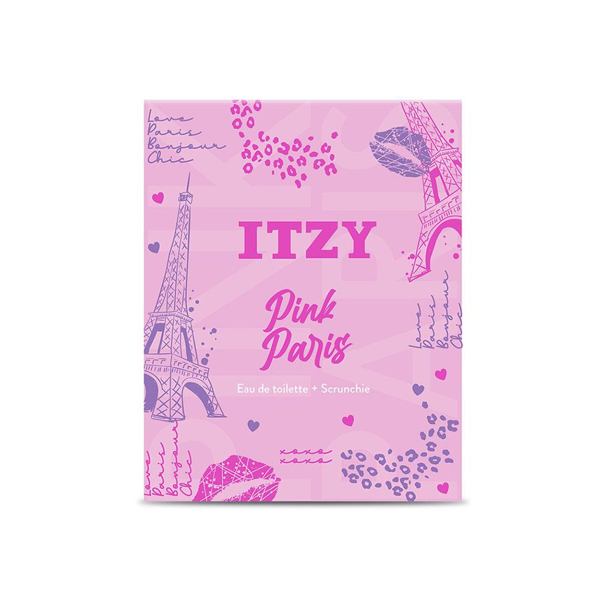 Set Perfume Itzy Pink Paris EDT + Scrunchie