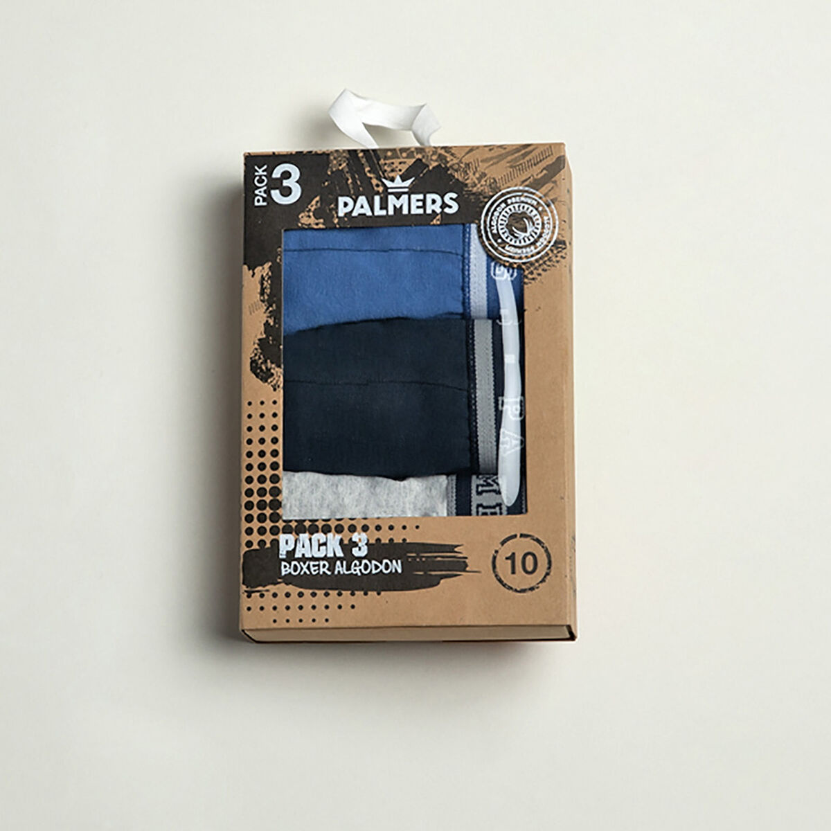 Pack 3 Bóxer Niño Palmers