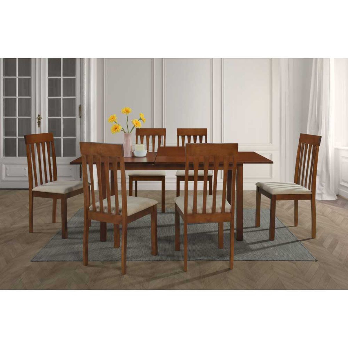 Juego de Comedor Fm Furniture Qatar M1800 6 Sillas