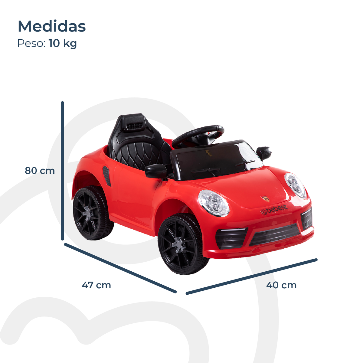 Auto a Batería Rojo Bebesit