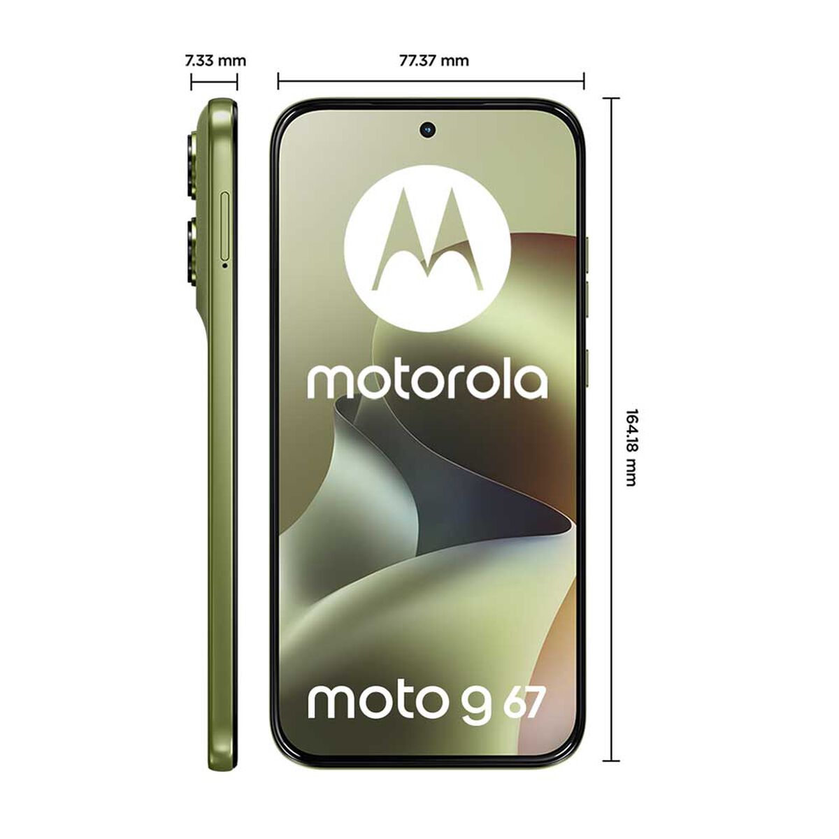 Smartphone Moto G67 5G 256 GB 6,78" Verde Lima