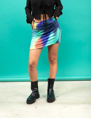 Imagen 1 del producto Falda Estampada Mujer Icono Print