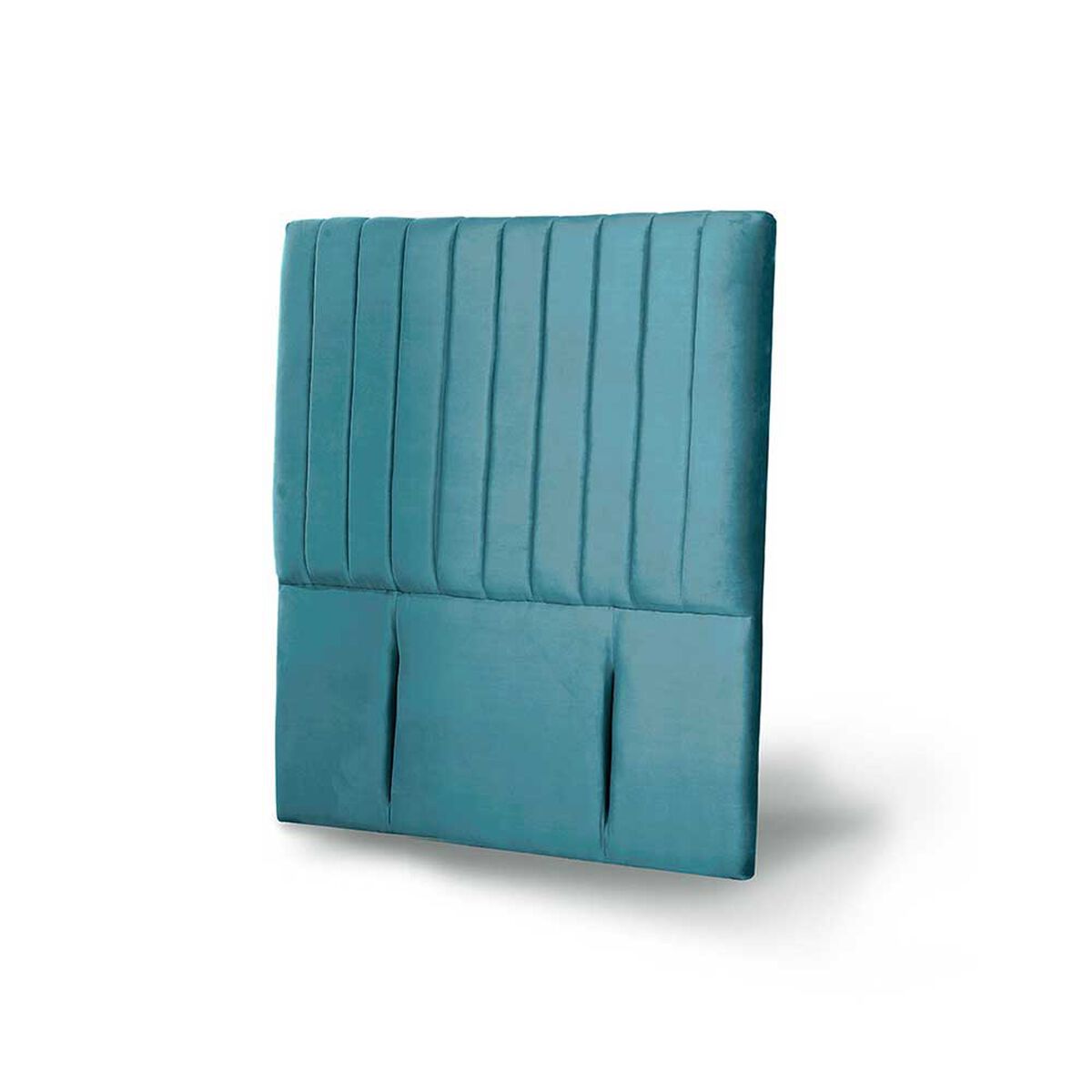 Respaldo Latam Home 1 Plaza Sorrento Tela Velvet Turquesa