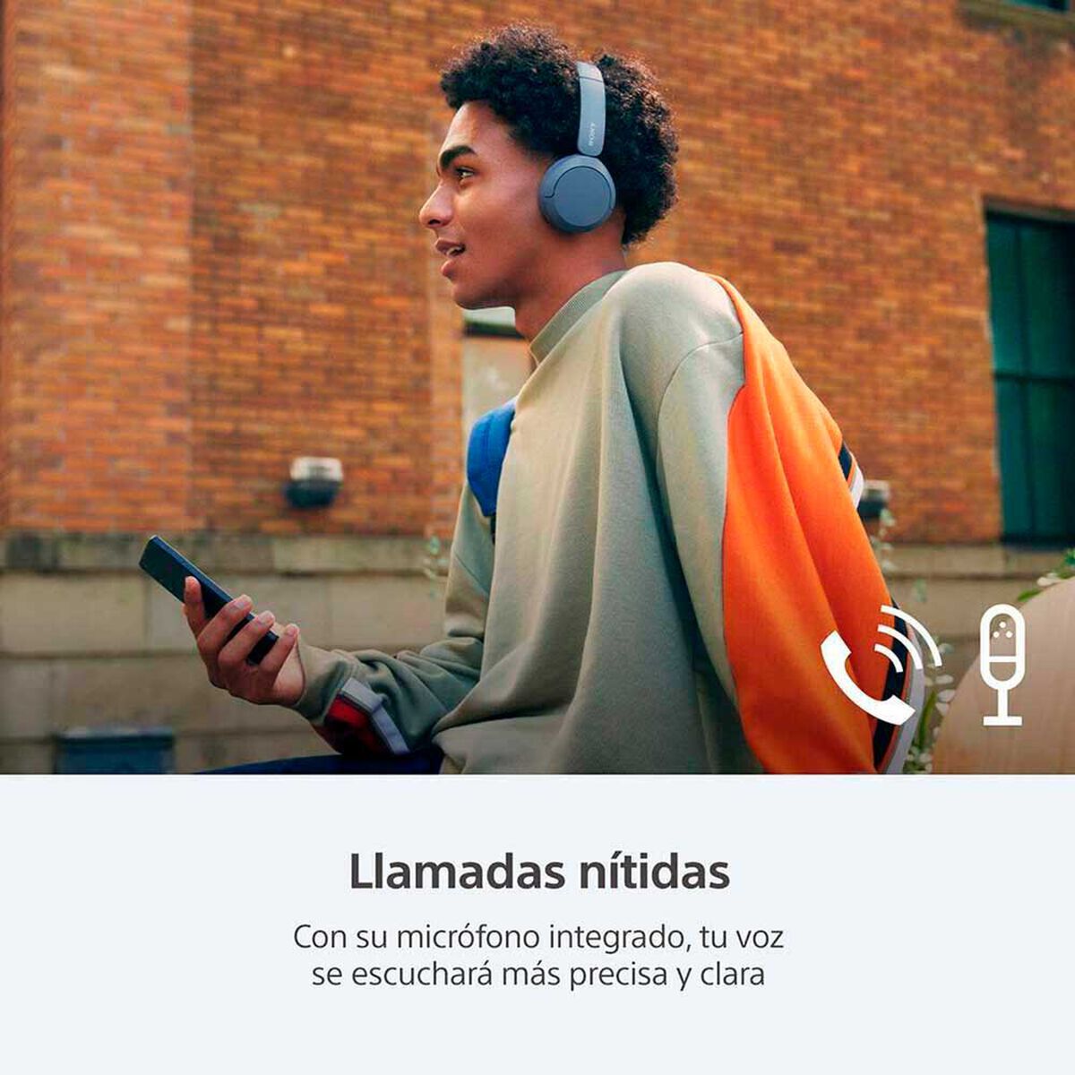 Aud&iacute;fonos Bluetooth Over Ear SONY WH-CH520/BZ Negro