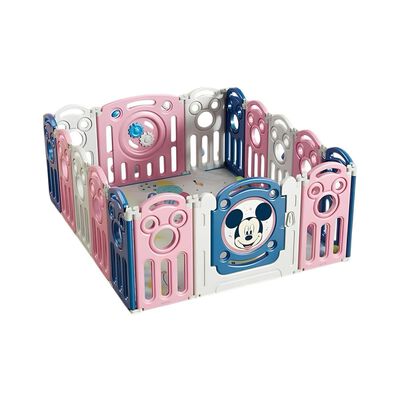 Imagen 1 del producto Corral 1.26*1.5m Rosado con Alfombra Lubabycas