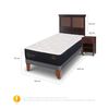 Cama Europea CIC 1,5 Plazas Premium + Respaldo + Velador
