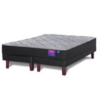 Cama Europea Flex Base Dividida 2 Plazas Therapedic Plus