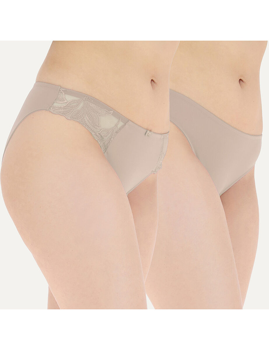 Pack 2 Calzones Bikinis Mujer Flores
