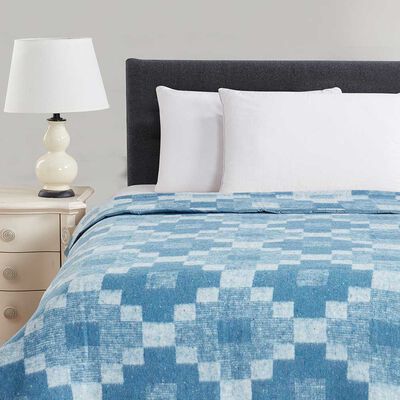 Frazada Jacquard Illusions 1 Plaza Celeste