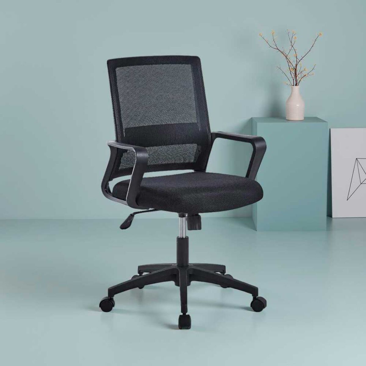 Silla de Escritorio Arthome Paris Negra