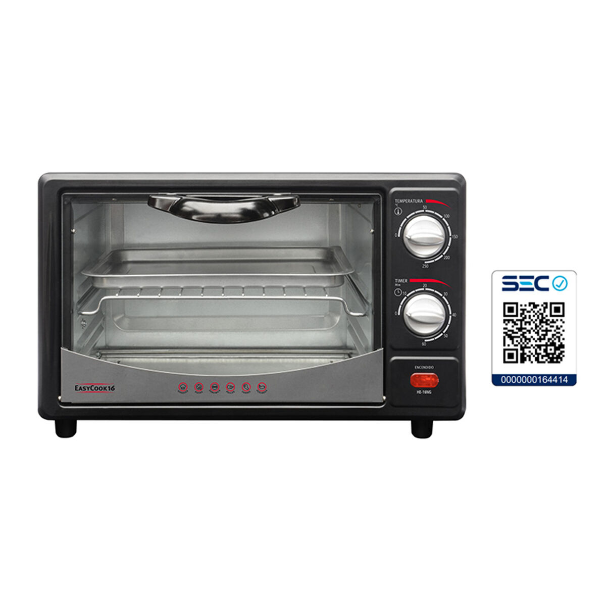 Horno Eléctrico Sindelen HE16NG 16 lts.