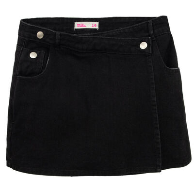 Imagen 1 del producto Short Falda Niña Mila Negro, Oliva