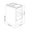 Calefactor a Pellet Amesti Italy 6100 Blanco