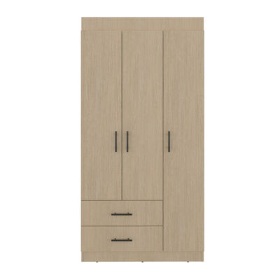 Closet Tuhome Houston 3 Puertas 2 Cajones Cartagena Wengue