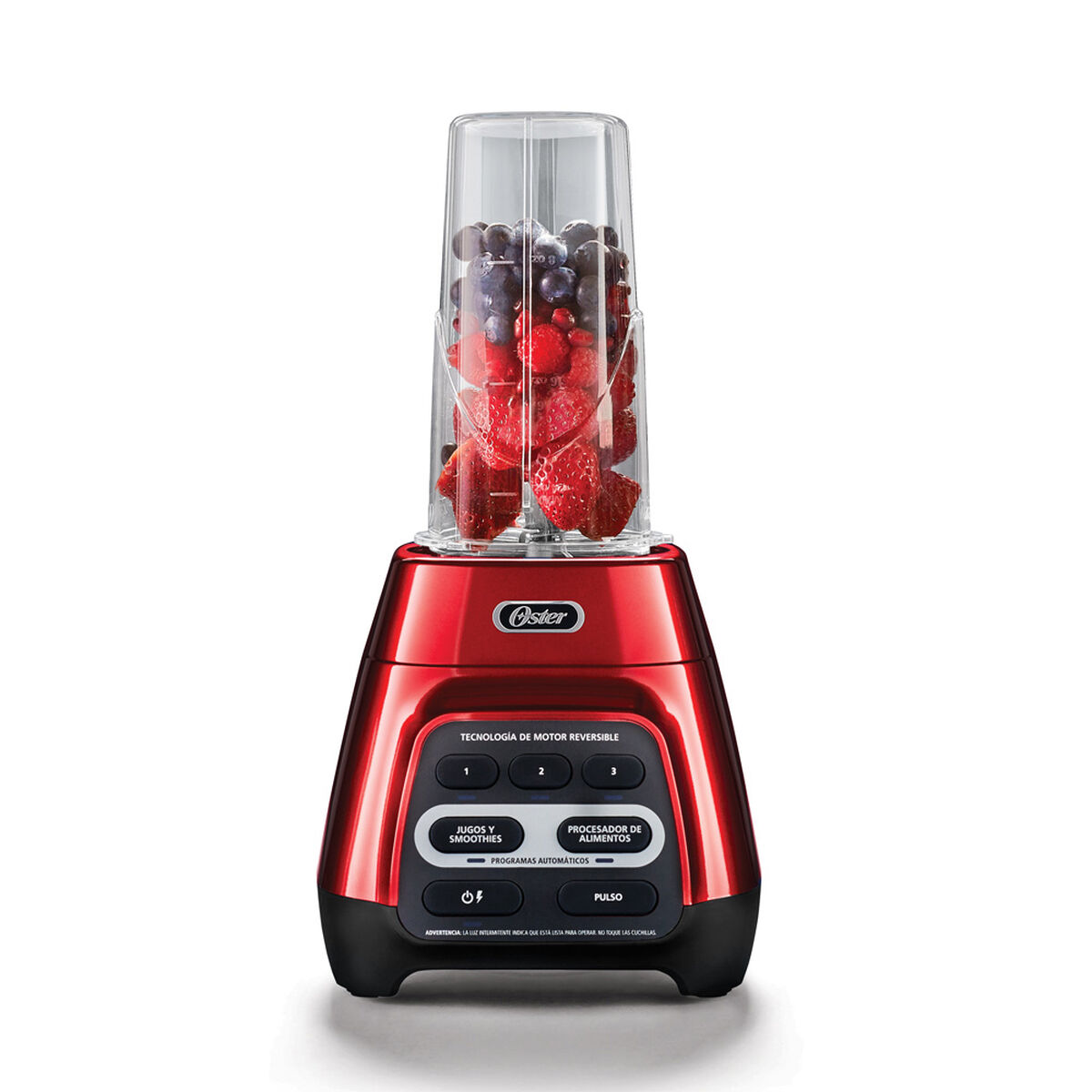 Licuadora + Vaso Blend N Go Oster BLSTPYG1210RBG 1,5 lt.