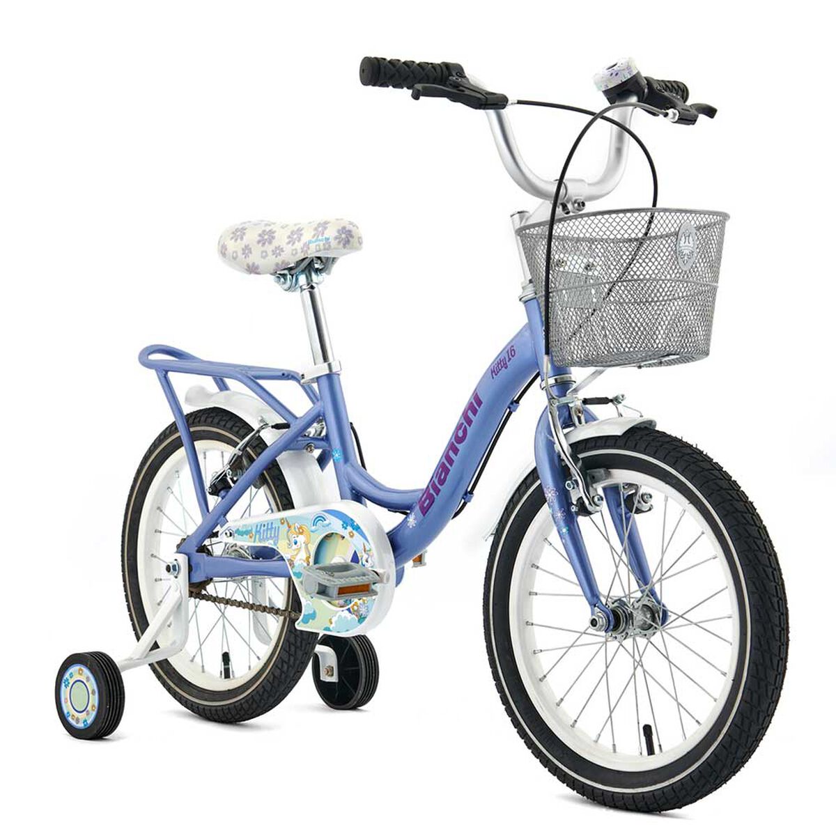 Bicicleta Infantil Bianchi Kitty Aro 16 Lila