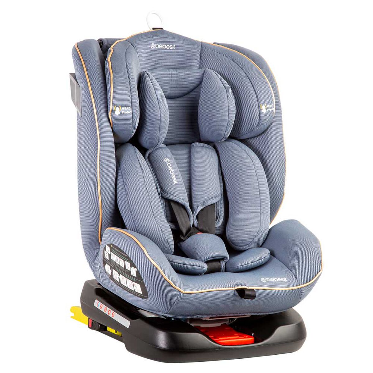 Silla de Auto Convertible Supra 360° Azúl Claro Bebesit