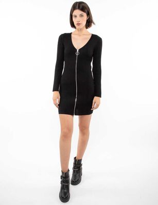 Imagen 2 del producto Vestido Corto Manga Larga Mujer Fiorucci Negro