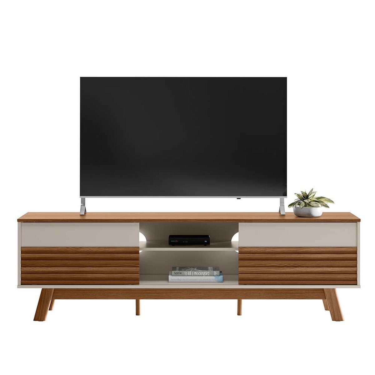 Rack TV Jdo & Design San Juan Hasta 65" Café Beige