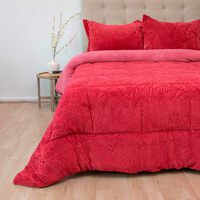 Cubrecama Doral King Outboss Senses Guinda