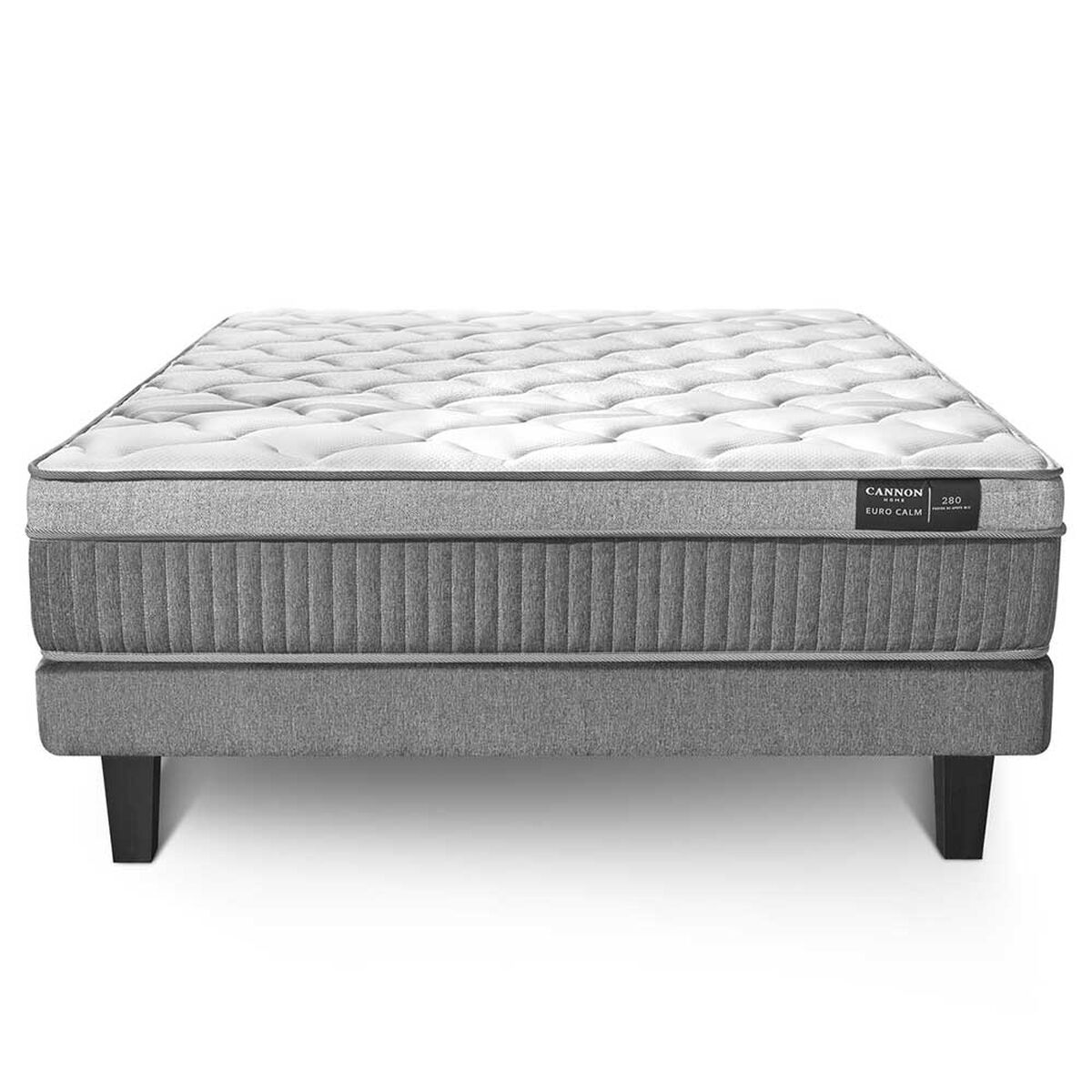 Cama Europea Cannon Base Dividida 2 Plazas Euro Calm