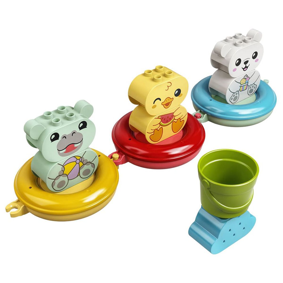 Set Armable Diversión en el Baño: Tren de los Animales Flotante Lego