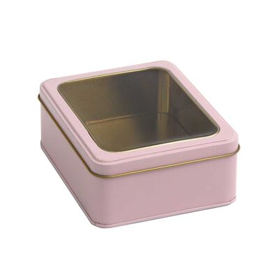 Imagen 1 del producto Lata Decorativa Metal Vgo 13 x 11 cm Rosado