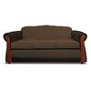 Juego de Living Elegant Detail Marsella Sofá 3 Cuerpos + Dos Sillones 1 Cuerpo Café