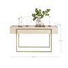 Mesa de Arrimo Vekkahome Karo Blanco