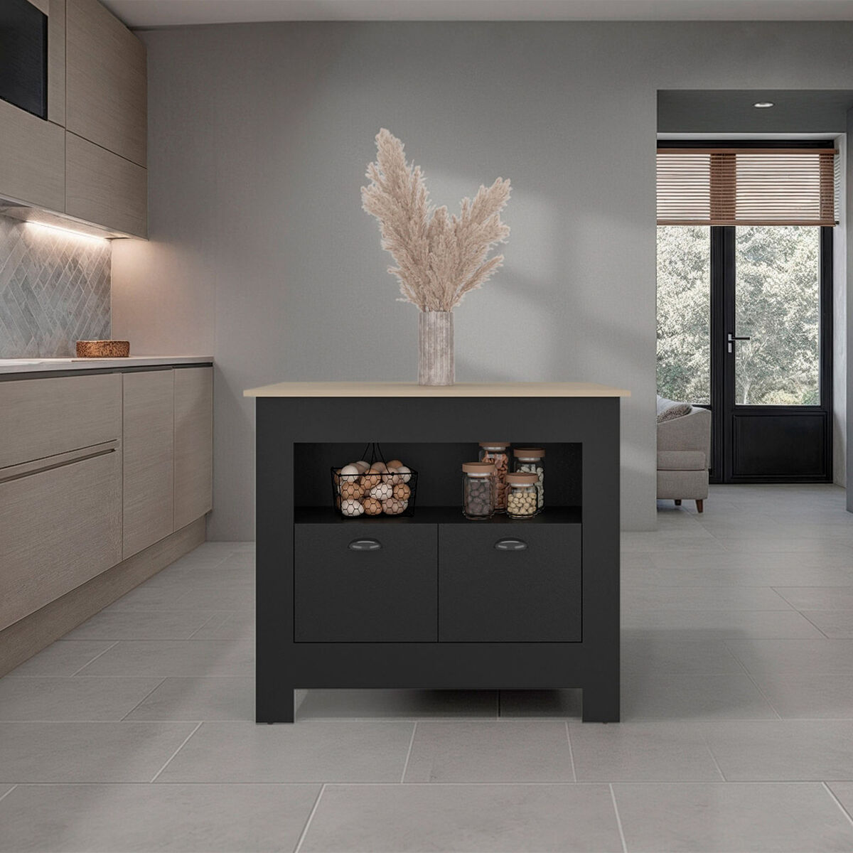 Isla de Cocina Tuhome Arlet Wengue Y Cartagena