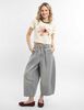Jeans Barrel Leg Tiro Alto Mujer Icono