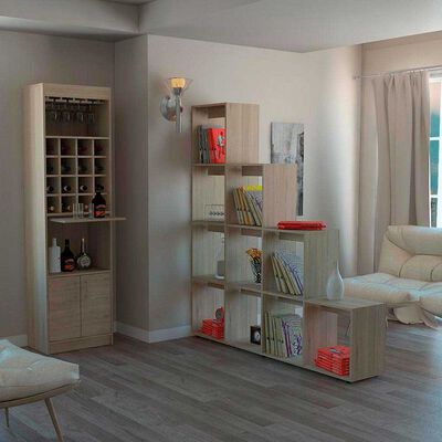 Imagen 2 del producto Mueble Bar + Biblioteca Escalera TuHome Beijing