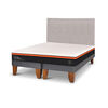 Cama Europea CIC Base Dividida 2 Plazas Bee Comfort + Respaldo
