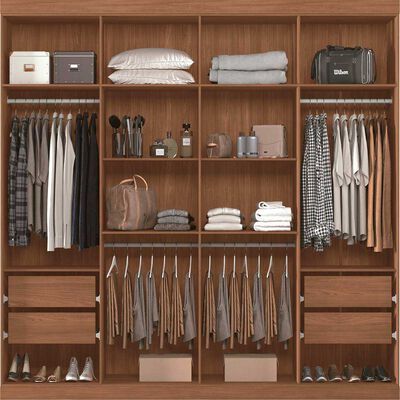 Imagen 2 del producto Clóset Altavision VIP 8 Puertas 4 Cajones Jatoba Areia