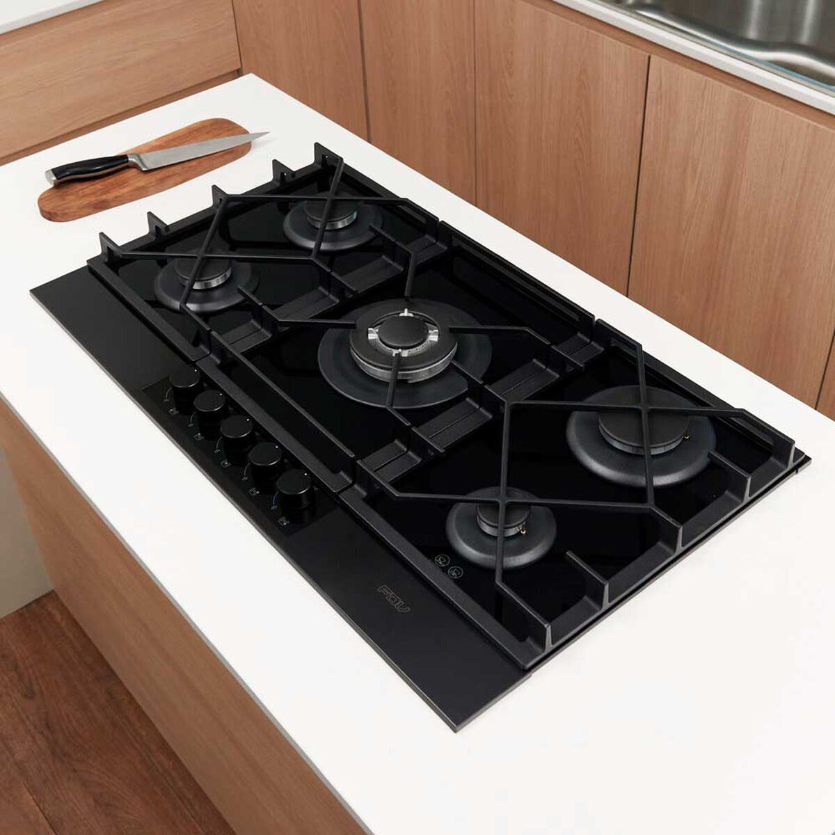 Encimera a Gas FDV Signature 90 5 Quemadores Negro
